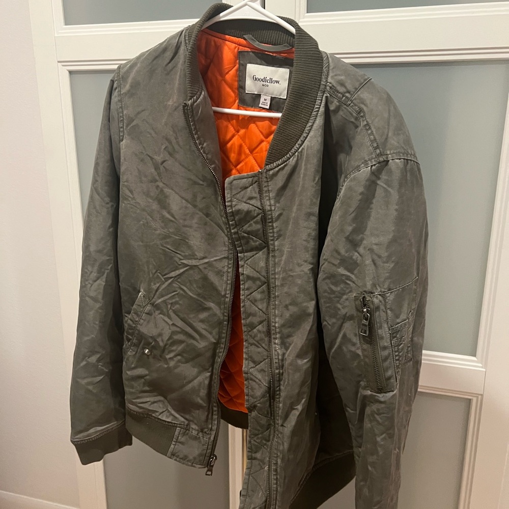 Green Goodfellow bomber jacket